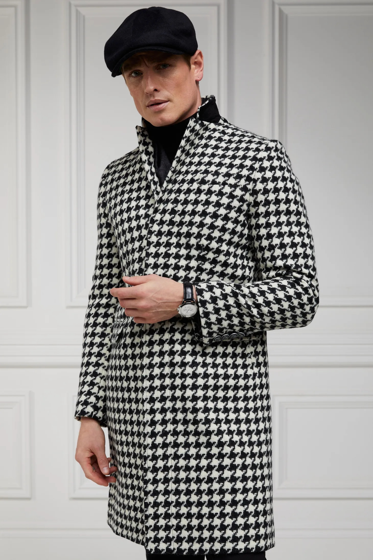 The Cheltenham Coat (Large Scale Houndstooth)