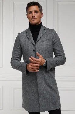 The Cheltenham Coat (Mono Herringbone)