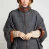 The Classic Cape (Mid Blue Check)