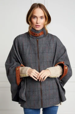 The Classic Cape (Mid Blue Check)