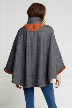 The Classic Cape (Mid Blue Check)