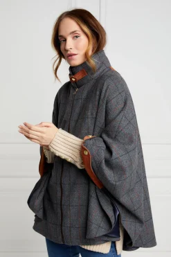 The Classic Cape (Mid Blue Check)
