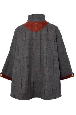 The Classic Cape (Mid Blue Check)