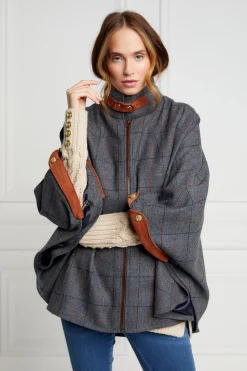 The Classic Cape (Mid Blue Check)