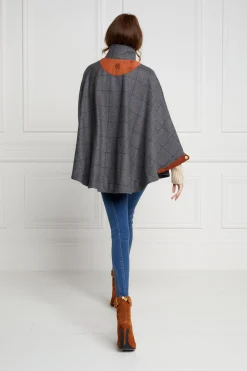 The Classic Cape (Mid Blue Check)