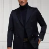 The Double Breasted Blazer (Navy Barathea)