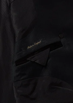 The Double Breasted Blazer (Black Barathea)