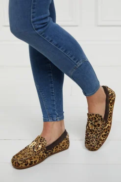The Driving Loafer (Leopard Pony)