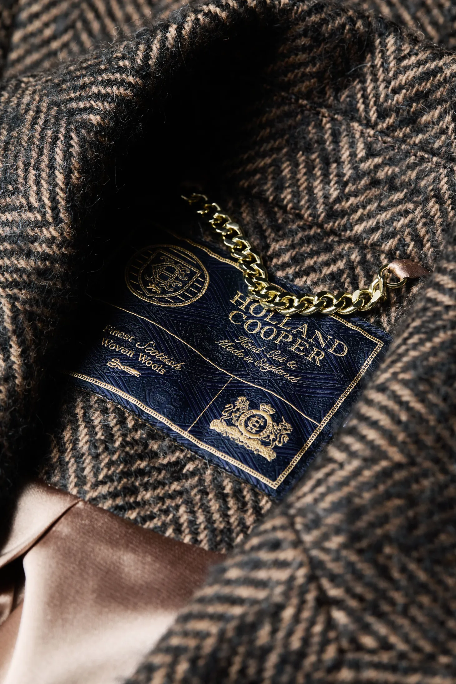 The Great Coat (Walnut Herringbone)