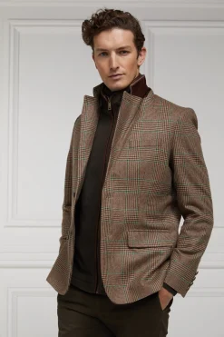 The Single Breasted Blazer (Clarence Check Forest)