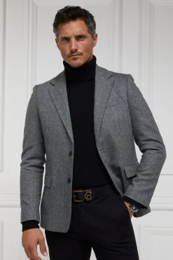 The Single Breasted Blazer (Mono Herringbone)