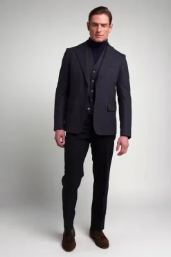 The Single Breasted Blazer (Navy Duke)