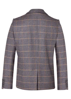 The Single Breasted Blazer (Prince of Wales Navy)