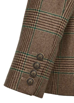 The Single Breasted Blazer (Clarence Check Forest)