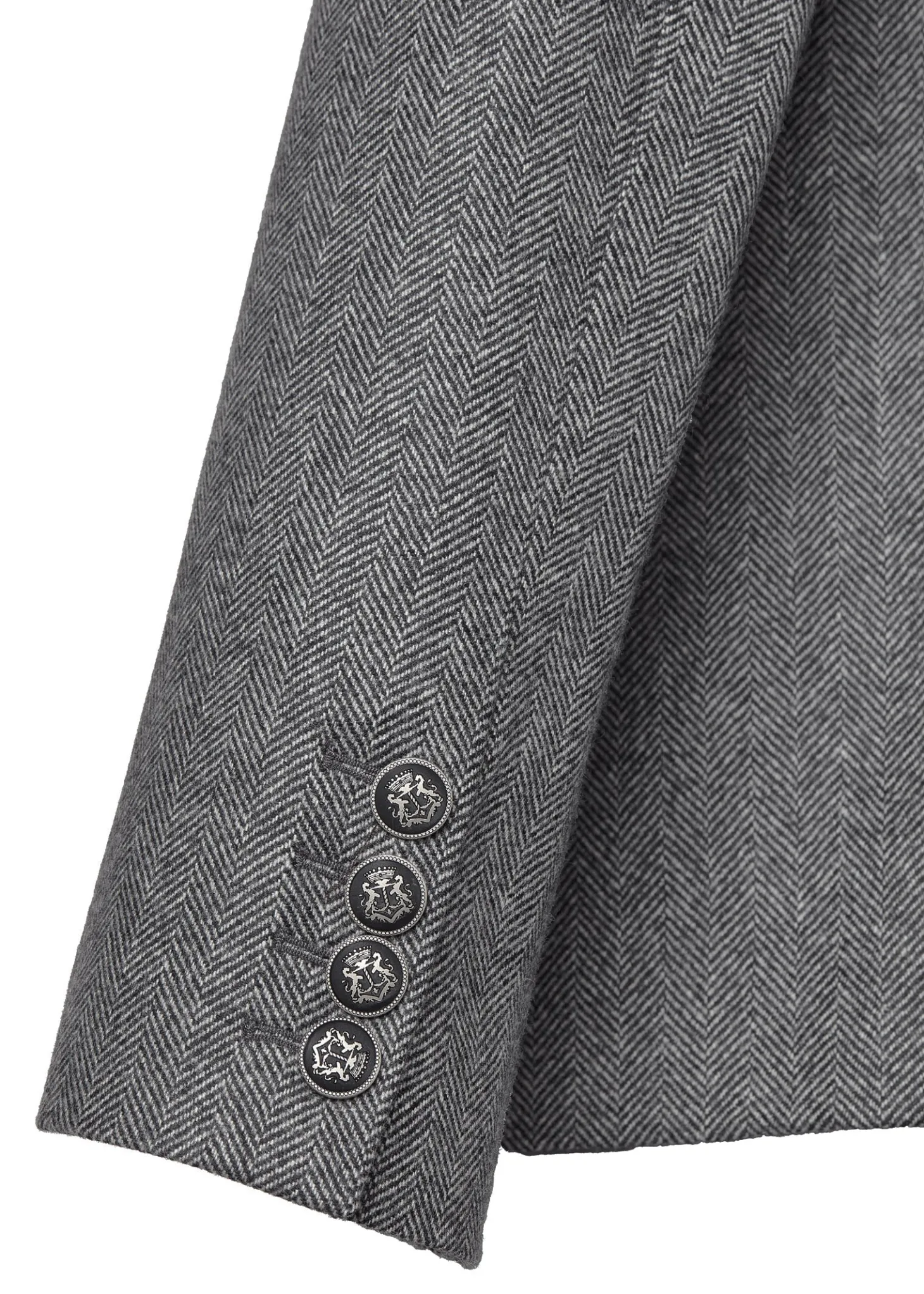 The Single Breasted Blazer (Mono Herringbone)