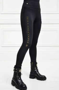 Thermal Ski Leggings (Black)