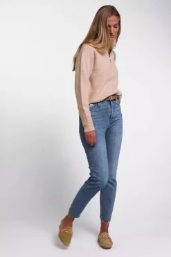 Tori Quarter Zip Knit (Camel)