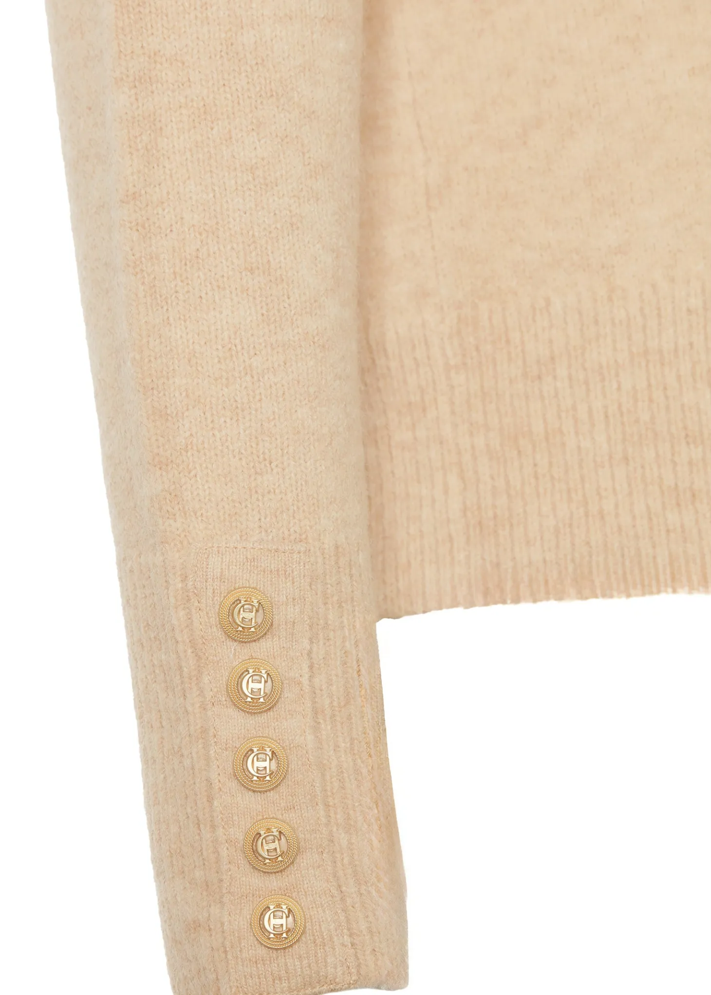 Tori Quarter Zip Knit (Camel)