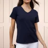 Training V-Neck Tee (Ink Navy)