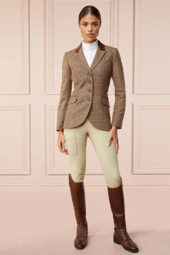 Tweed Riding Jacket (Tawny Brown)