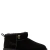 Ultra Mini Shearling Boot (Black)