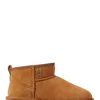 Ultra Mini Shearling Boot (Tan)