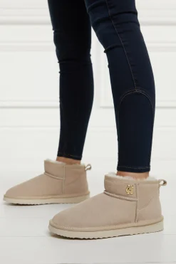 Ultra Mini Shearling Boot (Oyster)