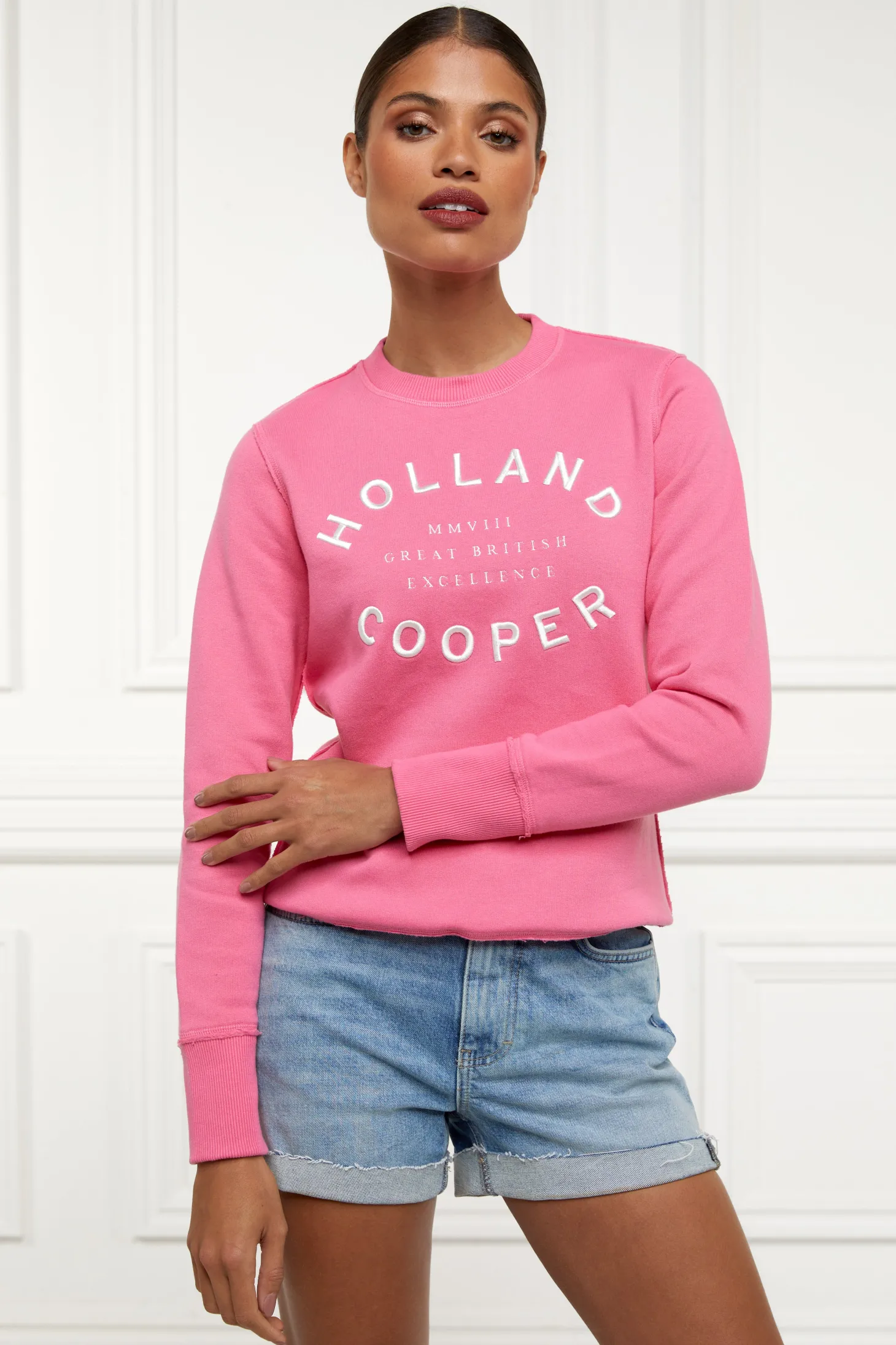 Varsity Crew (Peony Pink)