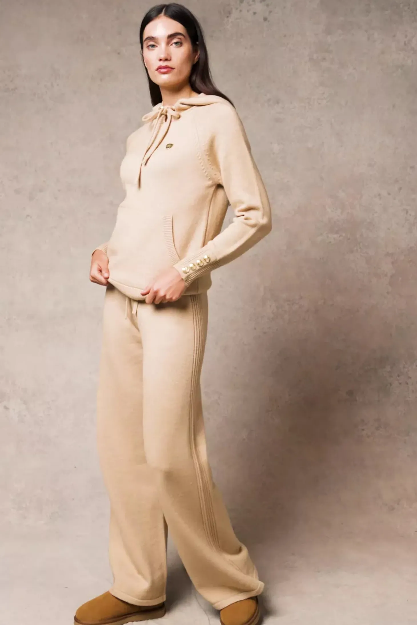 Verbier Wide Leg Pant (Light Camel)