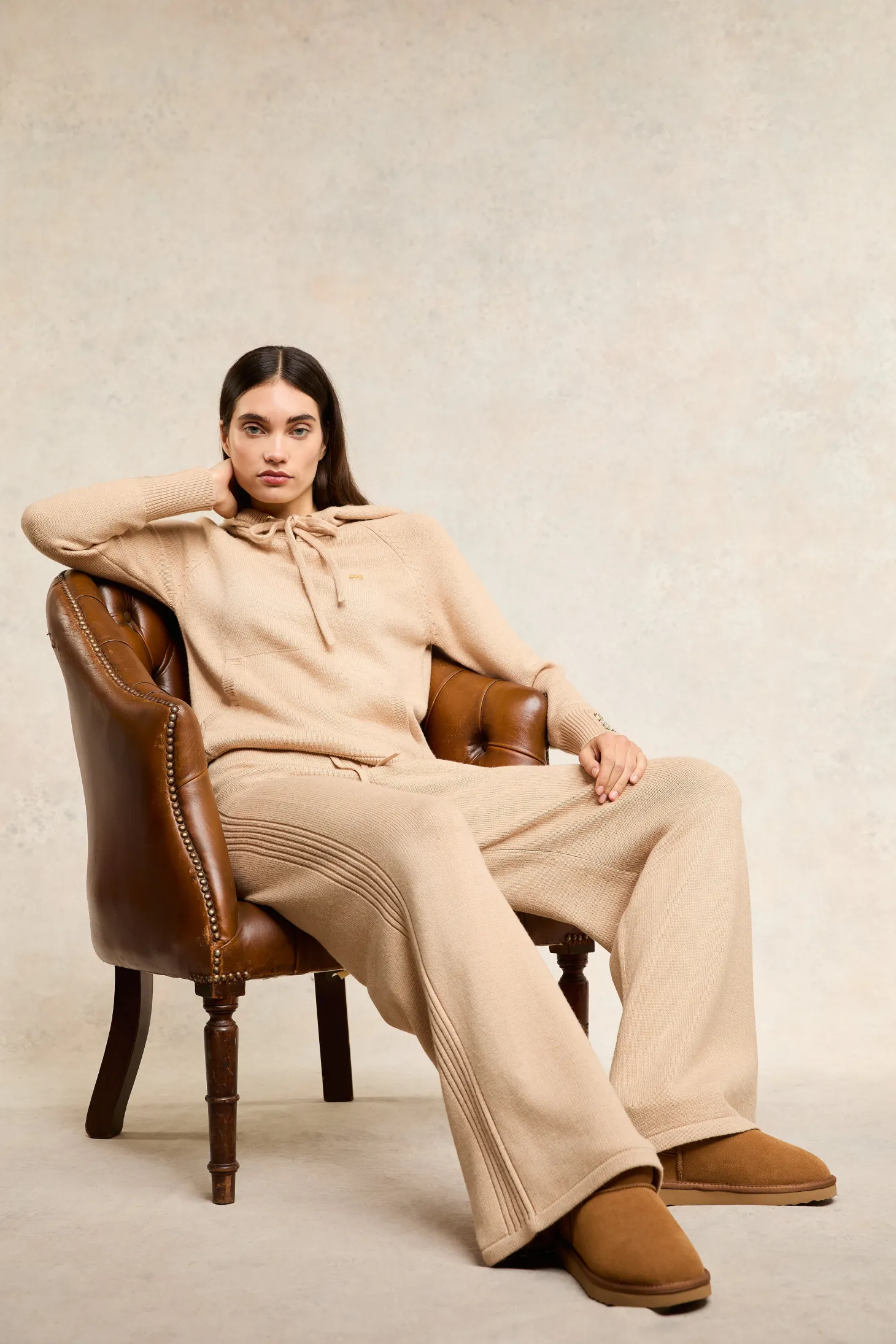 Verbier Wide Leg Pant (Light Camel)