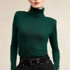 Victoria Cashmere Roll Neck (Emerald)