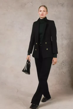 Victoria Cashmere Roll Neck (Emerald)