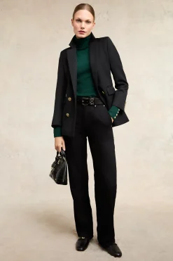 Victoria Cashmere Roll Neck (Emerald)