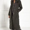 Wax Longline Field Coat (Dark Olive)