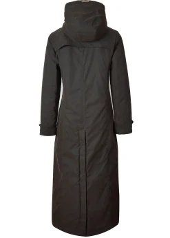 Wax Longline Field Coat (Dark Olive)