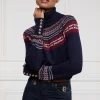 Whistler Roll Neck Knit (Ink Navy)