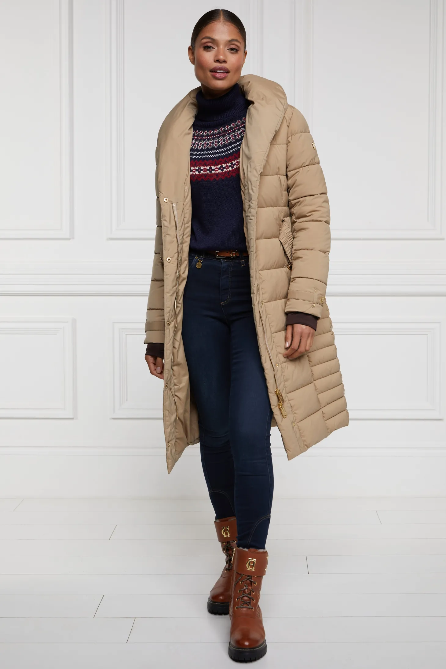 Whistler Roll Neck Knit (Ink Navy)