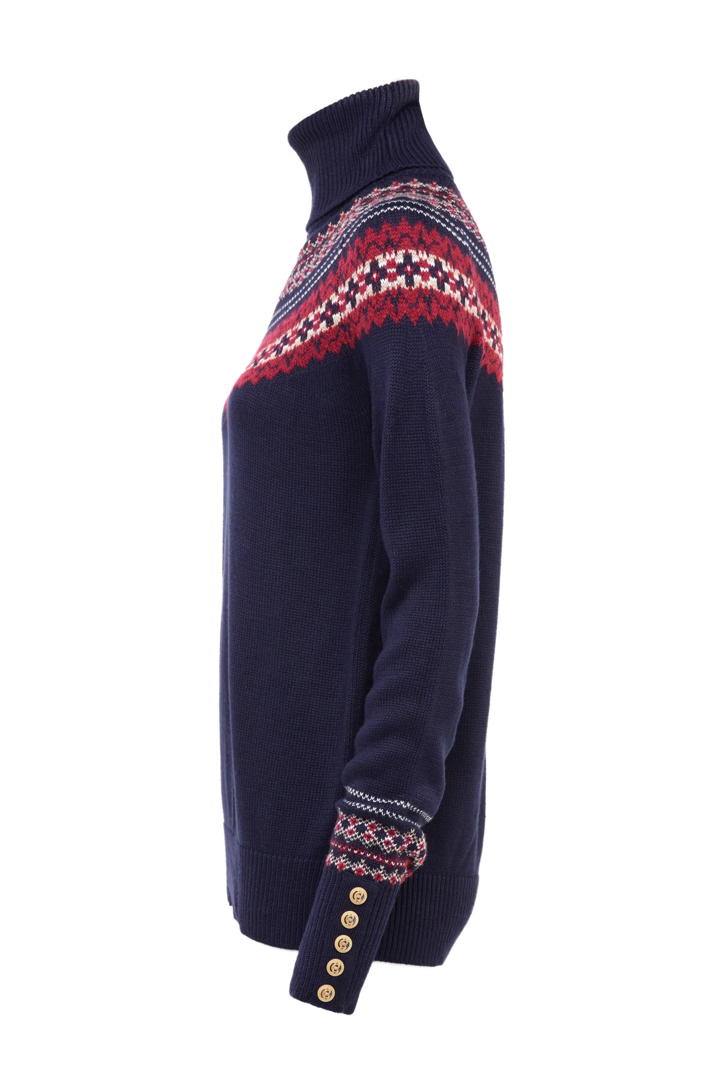Whistler Roll Neck Knit (Ink Navy)