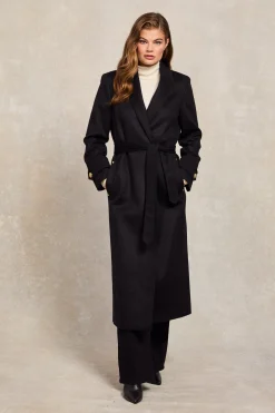 Wrap Coat (Soft Black)