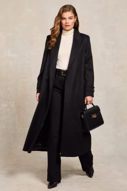 Wrap Coat (Soft Black)