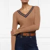 Zoe Knit (Dark Camel Marl)